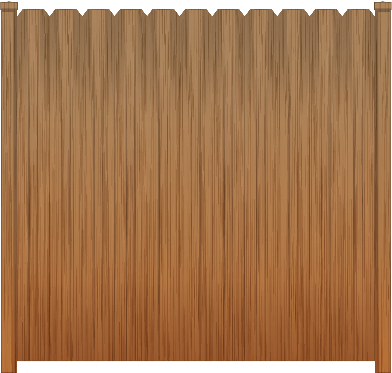 Rendering of a Woodgrain Metal Privacy Fence from Fence Supply Company Serving Southwest Florida, Central Florida, & South Florida